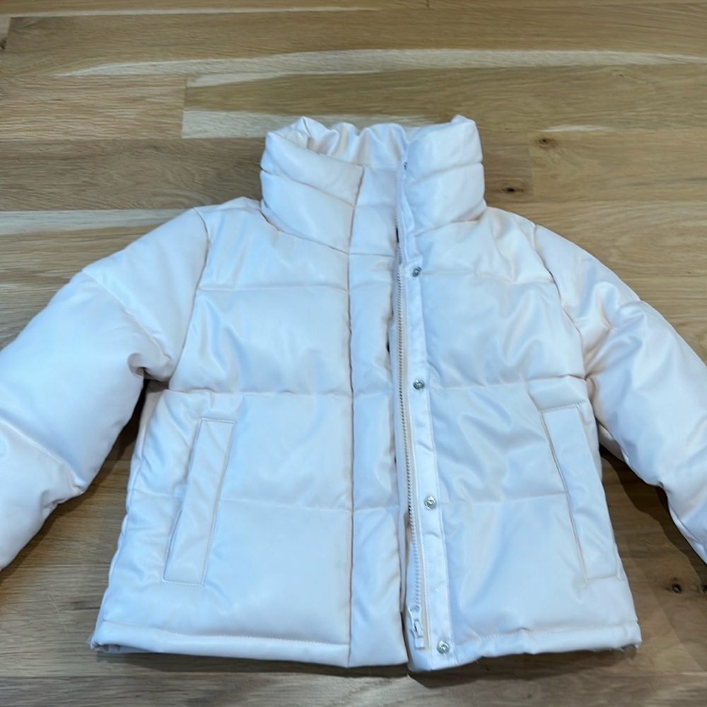 Blush Pink Puffer Coat Gem